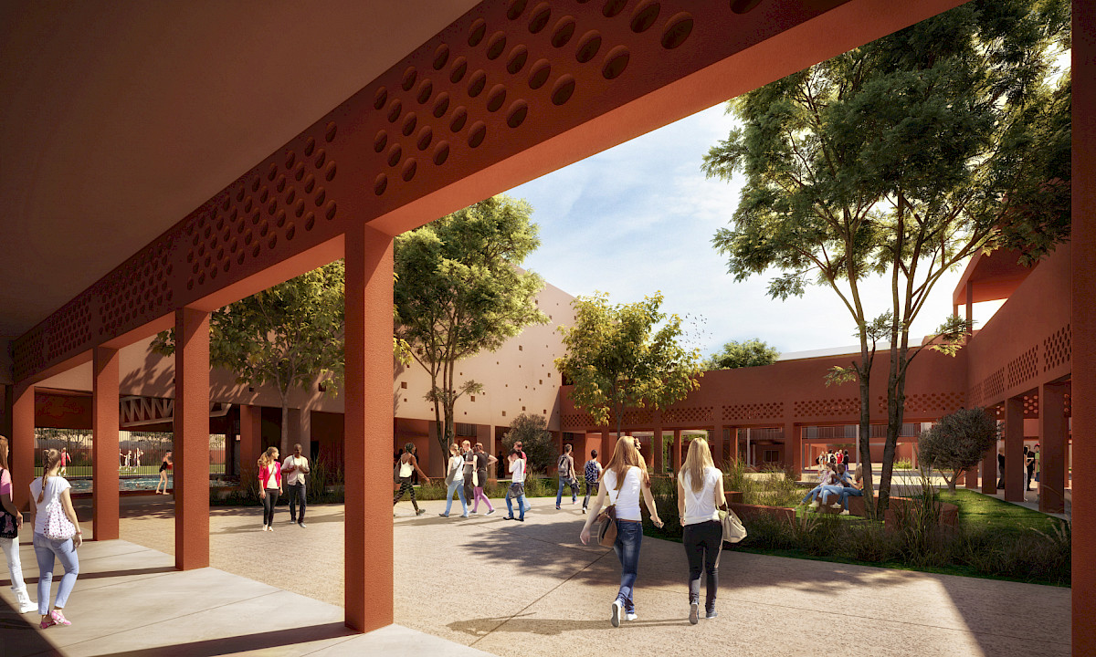Lycée Albert Camus, Conakry Terreneuve architectes urbanistes